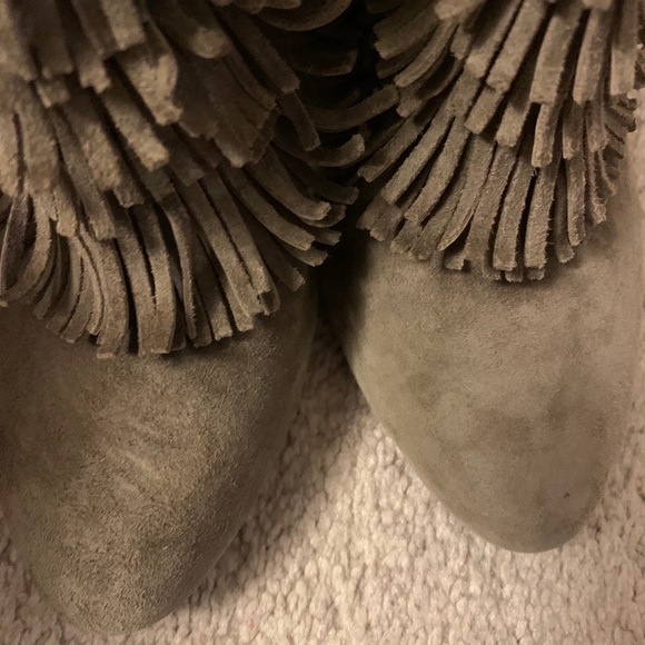 Banana Republic suede fringe booties. - Picture 5 of 8